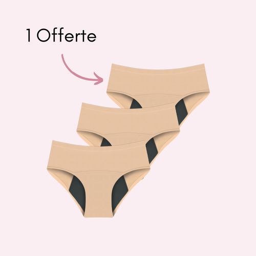 Beige 2 pièces + 1 OFFERTE