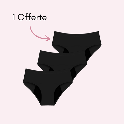 Noir 2 pièces + 1 OFFERTE
