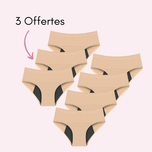 Beige 4 pièces + 3 OFFERTES