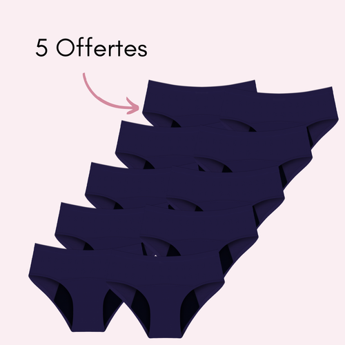 Bleu 5 pièces + 5 OFFERTES