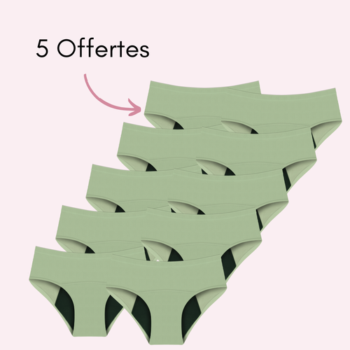 Vert 5 pièces + 5 OFFERTES