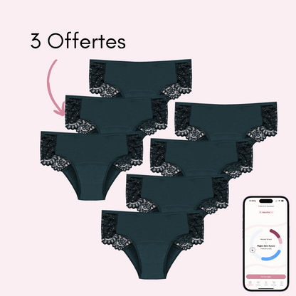 Culotte menstruelle Noémie pack x7