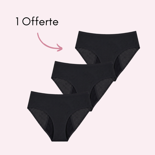 Noir 2 pièces + 1 OFFERTE