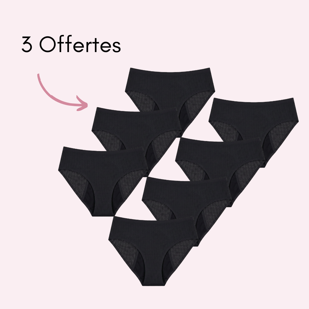 Culotte Menstruelle Respirante Sans coutures Angèle