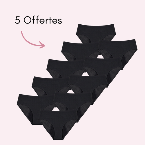 Noir 5 pièces + 5 OFFERTES