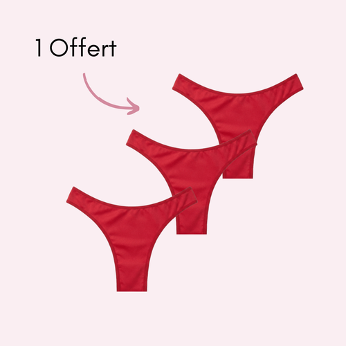Rouge 2 pièces + 1 OFFERTE