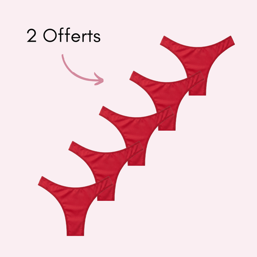 Rouge 3 pièces + 2 OFFERTES