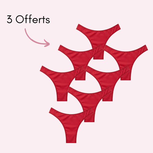 Rouge 4 pièces + 3 OFFERTES