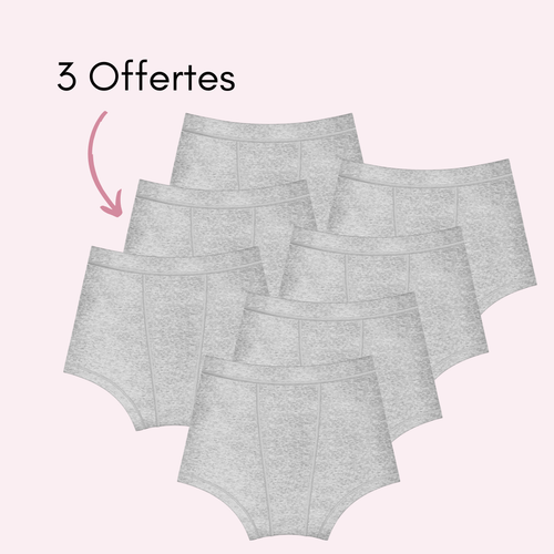 Gris 4 pièces + 3 OFFERTES