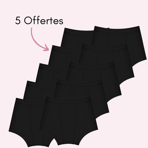 Noir 5 pièces + 5 OFFERTES