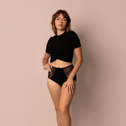 Culotte Menstruelle Flora taille haute (Nouveauté)