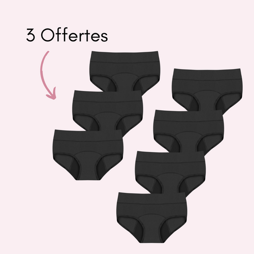 Noir 4 pièces + 3 OFFERTES