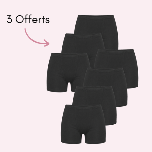 Noir 4 pièces + 3 OFFERTES