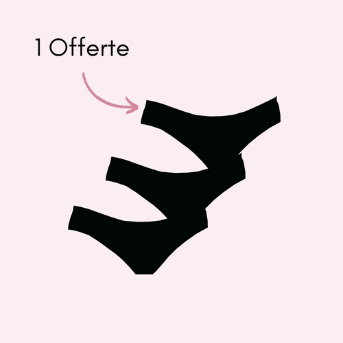 Noir 2 pièces + 1 OFFERTE