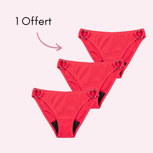 Rouge 2 pièces + 1 OFFERTE