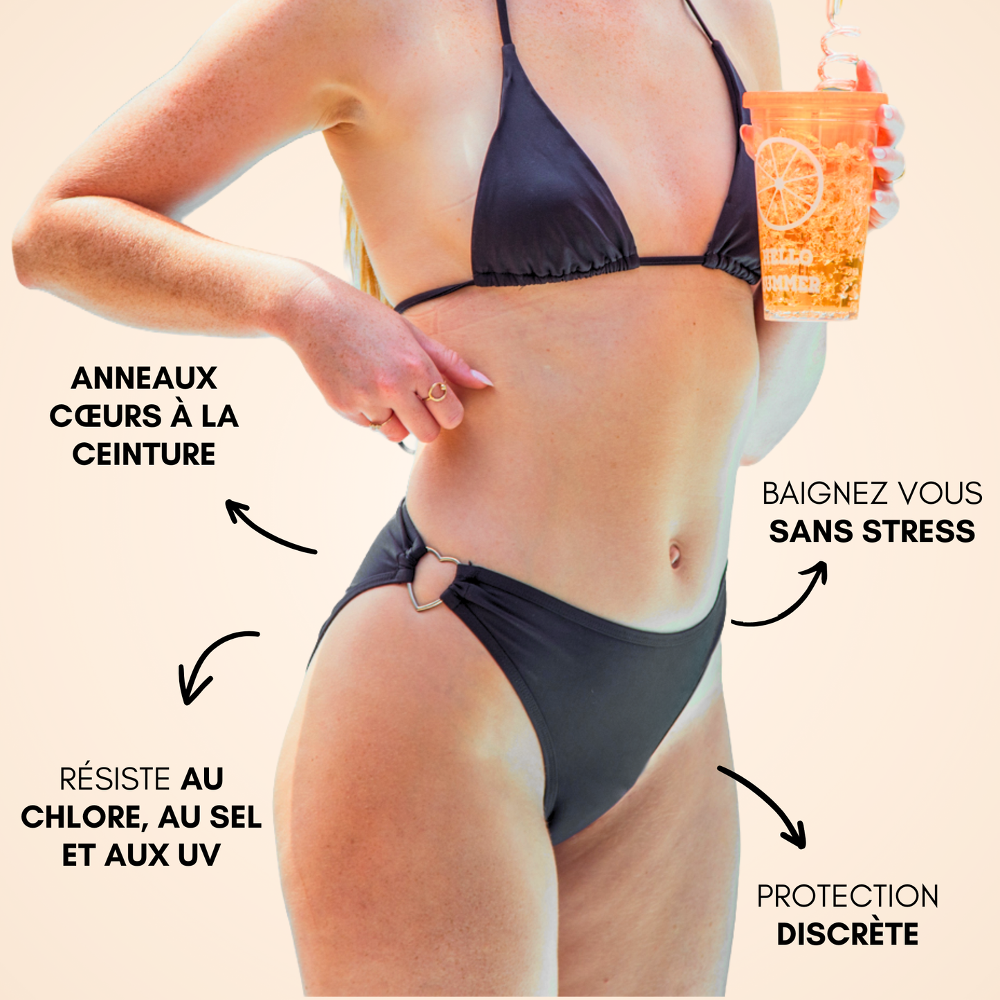 Maillot de bain menstruel Valentine (Nouveauté)