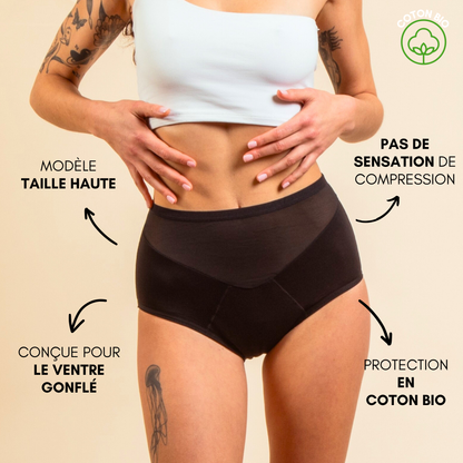 Culotte Menstruelle Vanessa taille haute (Nouveauté)