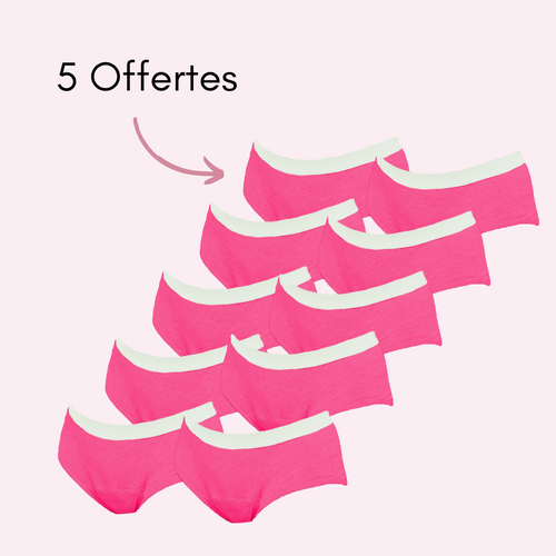 Fuchsia 5 pièces + 5 OFFERTES