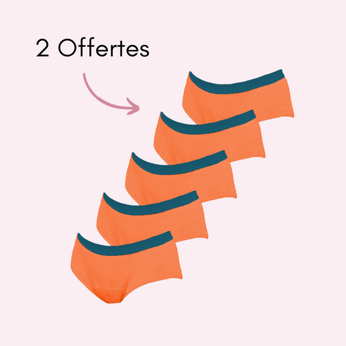 Orange 3 pièces + 2 OFFERTES