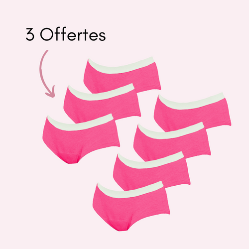 Fuchsia 4 pièces + 3 OFFERTES