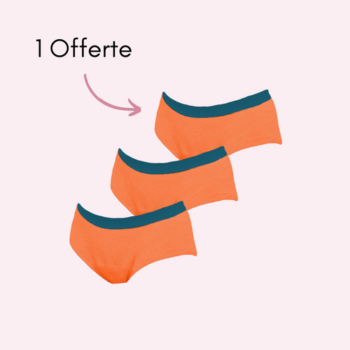 Orange 2 pièces + 1 OFFERTE