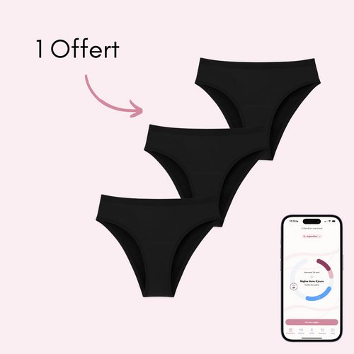 Noir 2 pièces + 1 OFFERTE